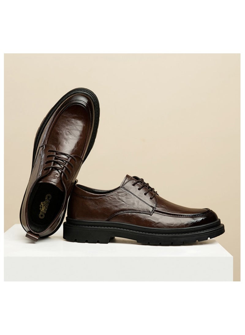 New CARTELO Comfortable Soft Soled Leather Shoes