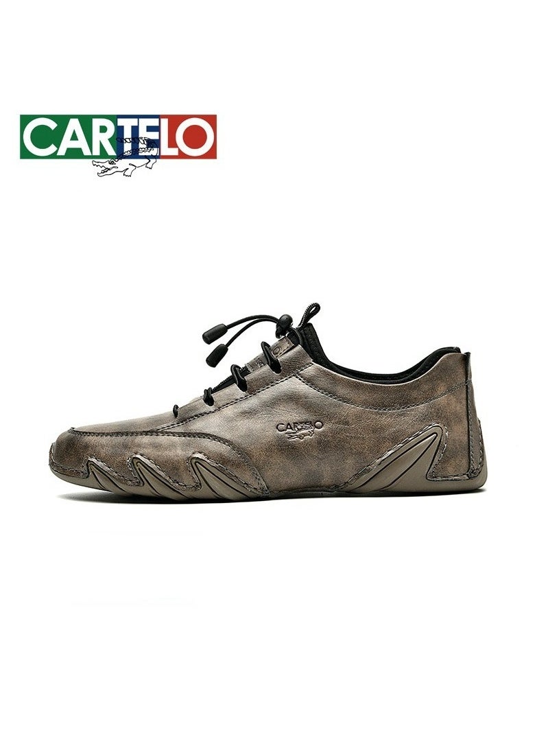 New CARTELO Comfortable Soft Soled Leather Shoes