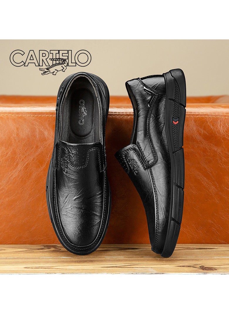 New CARTELO Comfortable Soft Soled Leather Shoes