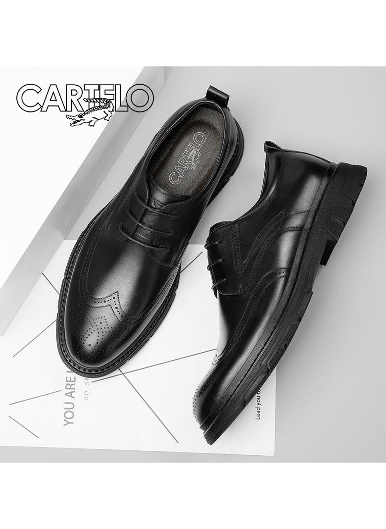 New CARTELO Comfortable Soft Soled Leather Shoes