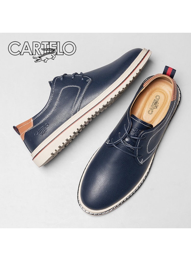 New CARTELO Comfortable Soft Soled Leather Shoes