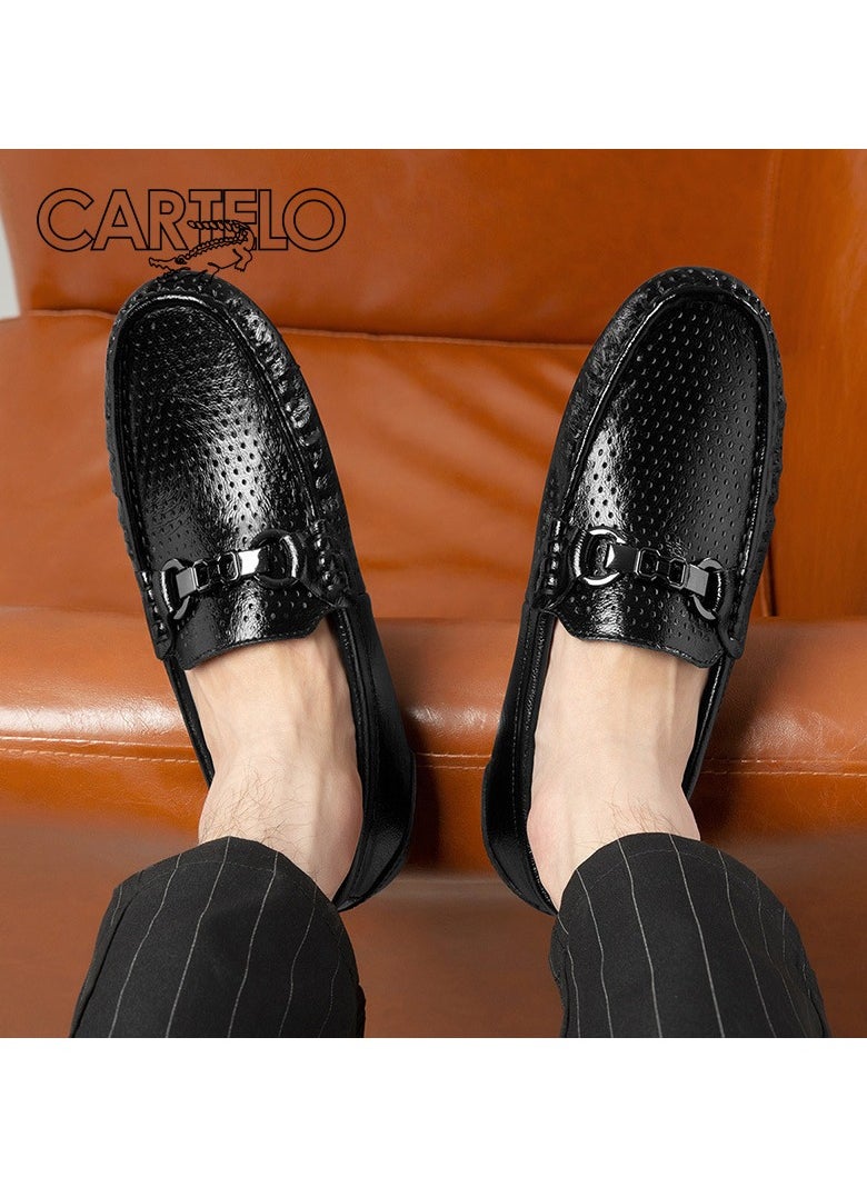 New CARTELO Comfortable Soft Soled Leather Shoes