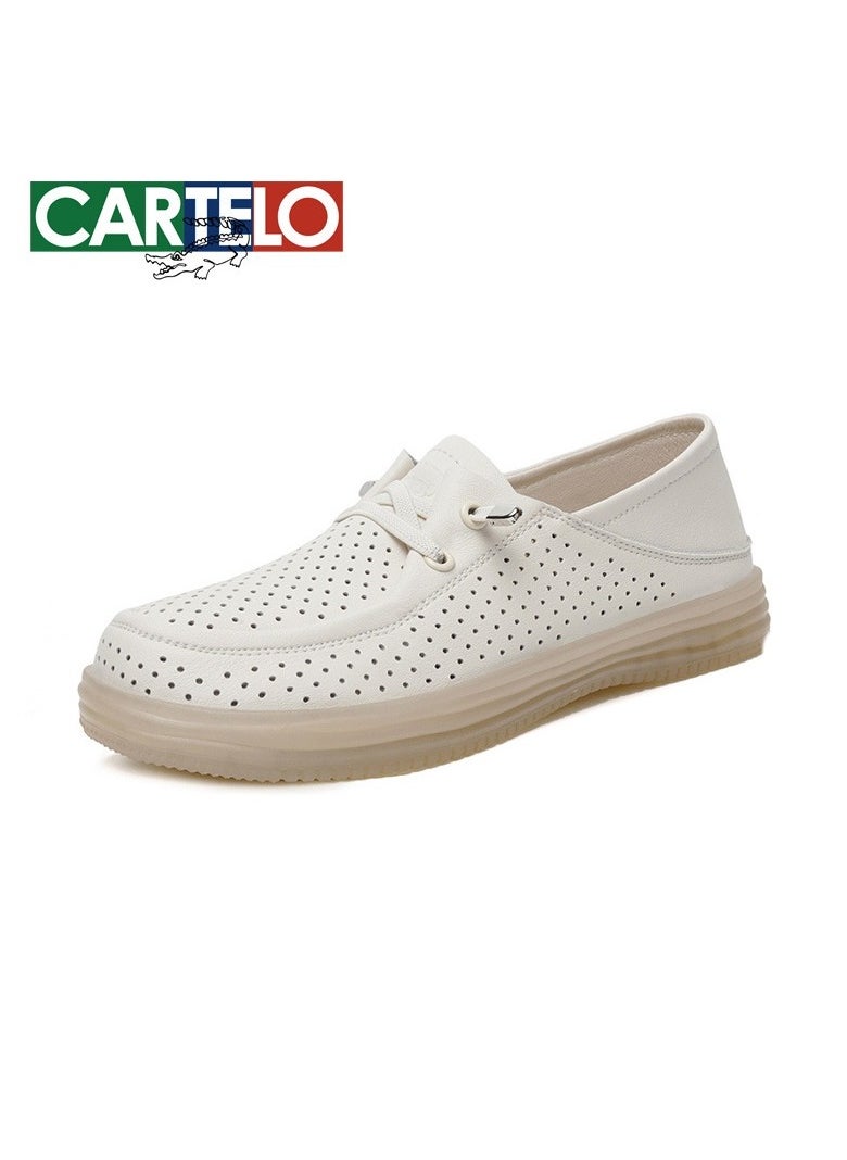 New CARTELO Comfortable Soft Soled Leather Shoes