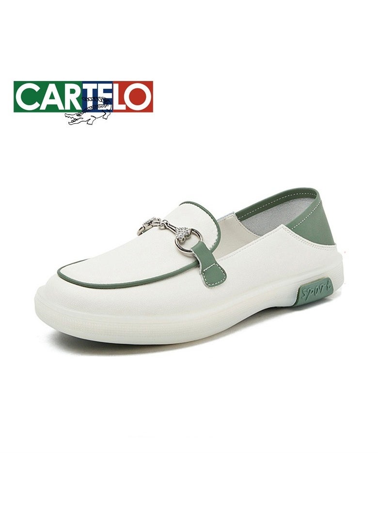 New CARTELO Comfortable Soft Soled Leather Shoes