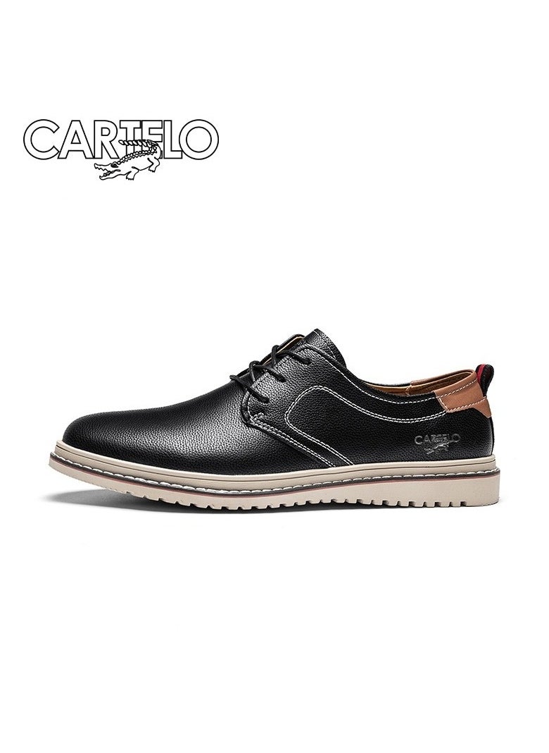 New CARTELO Comfortable Soft Soled Leather Shoes