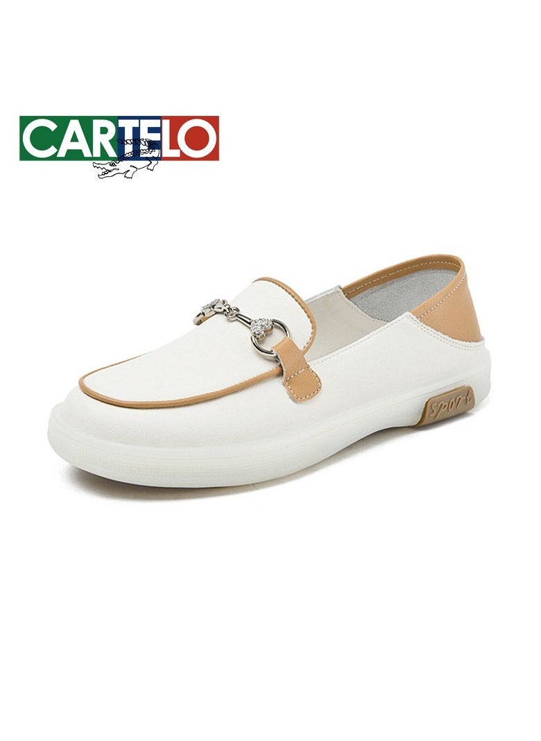 New CARTELO Comfortable Soft Soled Leather Shoes