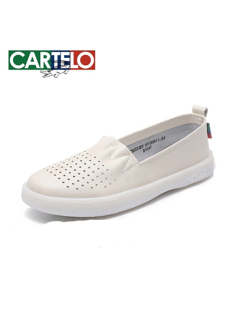 New CARTELO Comfortable Soft Soled Leather Shoes