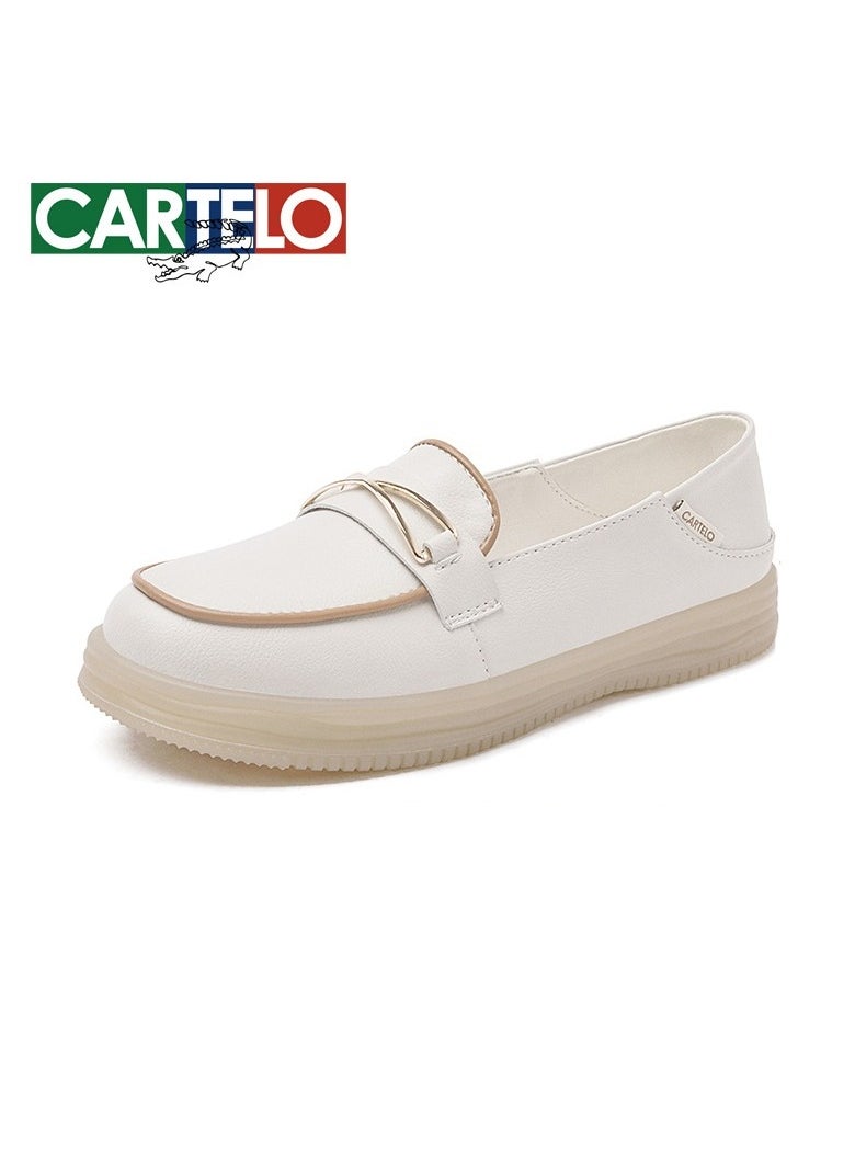 New CARTELO Comfortable Soft Soled Leather Shoes