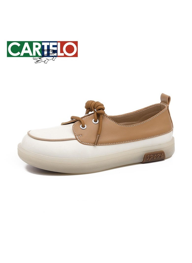 New CARTELO Comfortable Soft Soled Leather Shoes