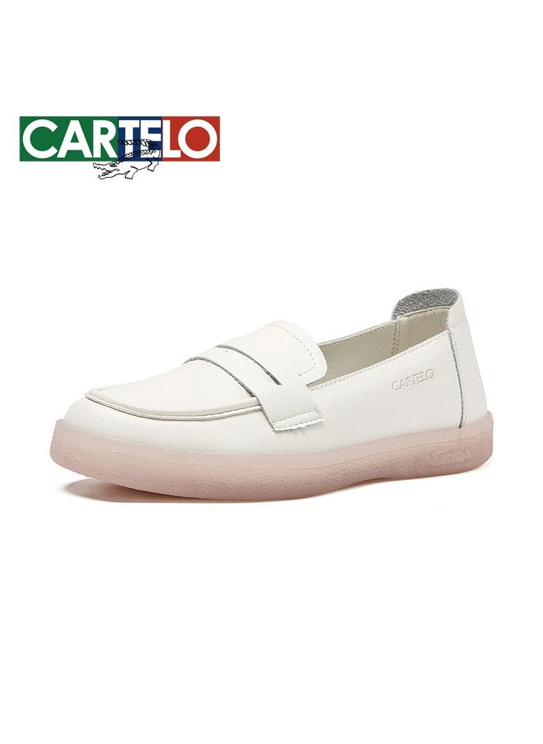 New CARTELO Comfortable Soft Soled Leather Shoes