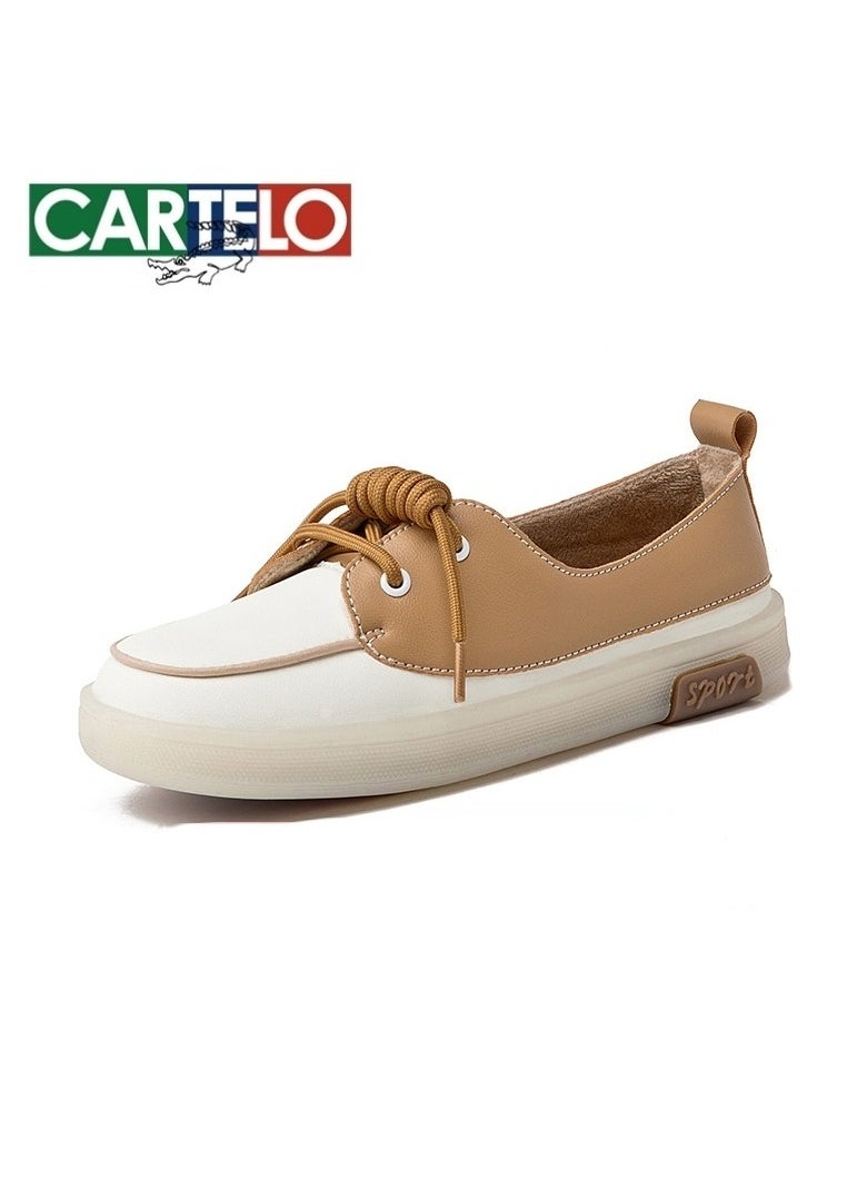 New CARTELO Comfortable Soft Soled Leather Shoes