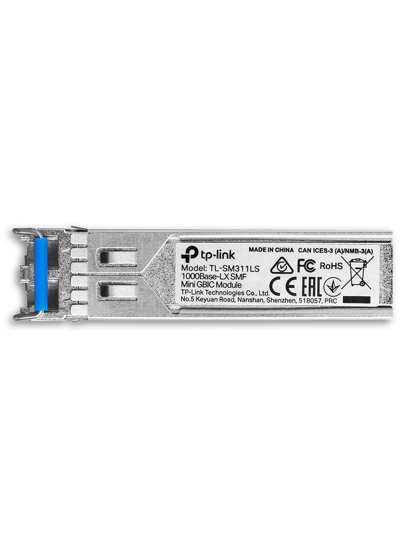 TP-Link TL-SM311LS MiniGBIC Module, 1310nm Wavelength, IEEE 802.3z Standard & Protocol, 1.25 Gbps Data Rate, Single-Mode Fiber Type | SM311LS