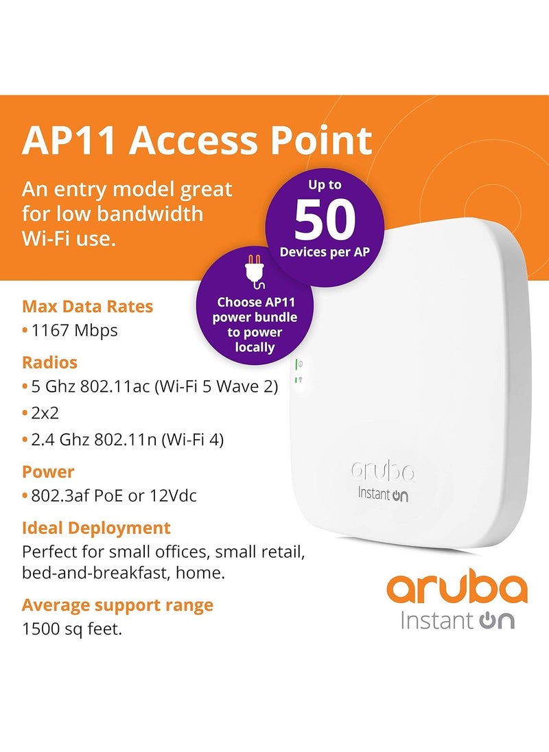 Aruba Instant On AP12 Indoor Access Point- R2X01A