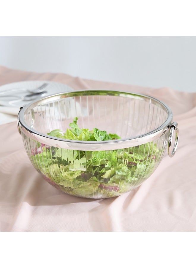 Oriental Glass Bowl with Handles 26 x 13.5 x 26 cm