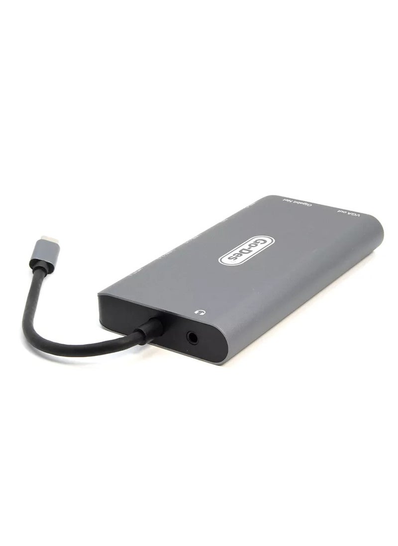 Go-Des USB-C HUB Adapter GD-8792