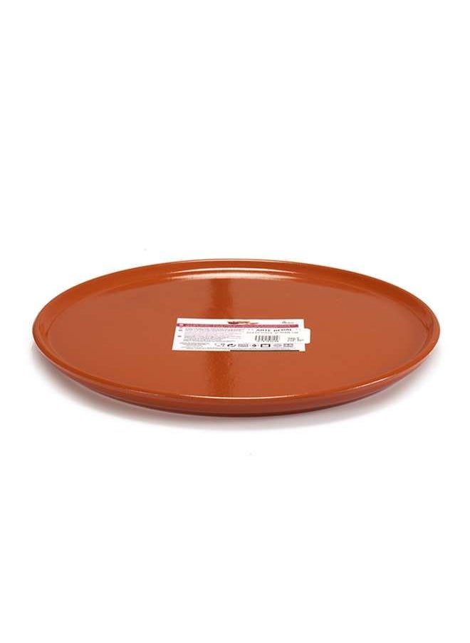 Brown Terracotta Pizza Plate 32 cm ,Spain