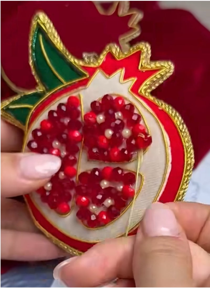 Christmas decoration FABRIC HANDMADE ORNAMENTS XMAS TREE