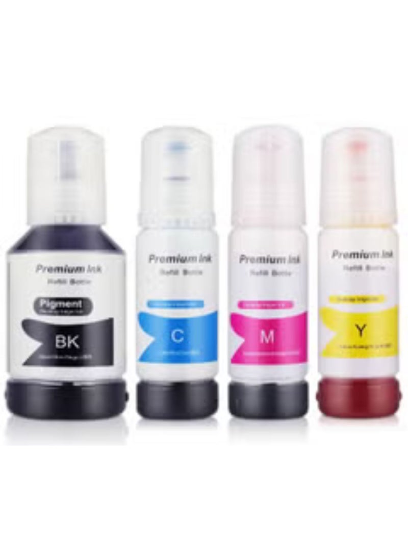 Ink set 101 for Epson for EcoTank 4-Pack Black Cyan Magenta Yellow for L4150 L4160 L6160 L6170 L6176 L6190 L14150 Printer