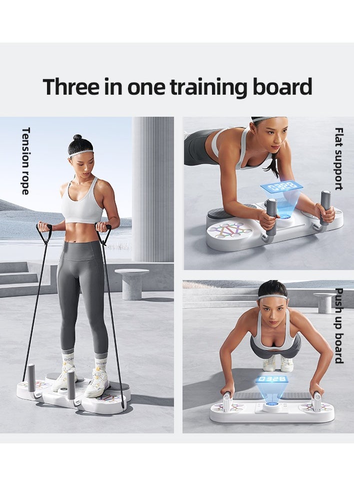 3 In 1 Push Up Board, Core Trainer Balance Board with Timer, Core Strength Exercise Fitness Accessory, Exercise Balance Stability Trainer Homeworkout Equipment