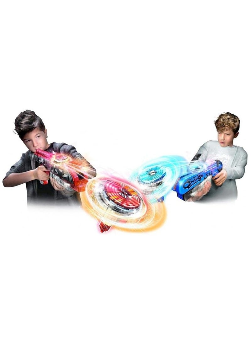 MAD Battle Pack by | 2 Blasters & 2 LED Spinning Tops | For Ages 5+