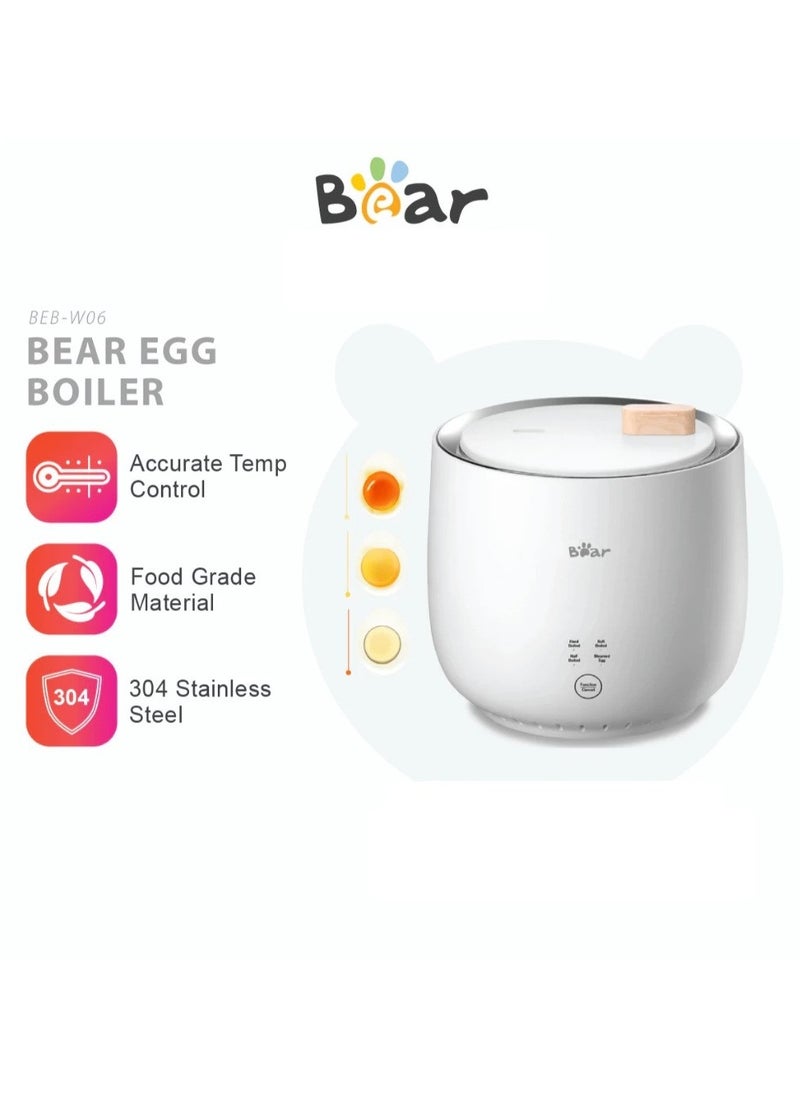 Bear Half Boiled Egg Maker BEB-W06 Electric Cooker Rebus Telur