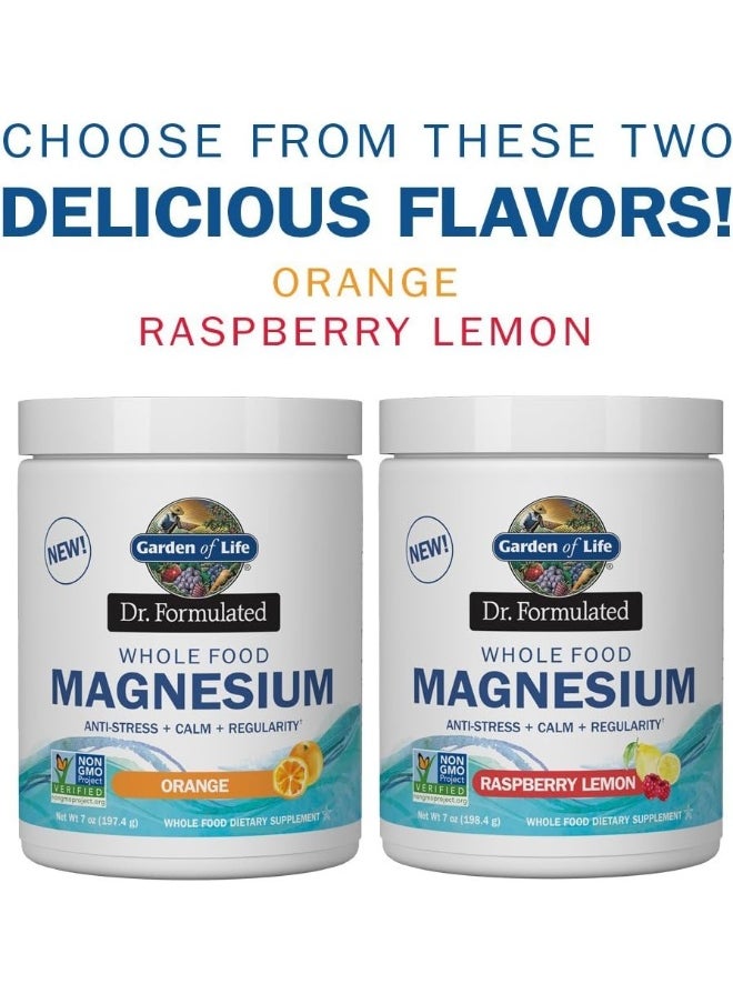 Dr. Formulated Whole Food Magnesium 198.4G Powder Raspberry Lemon