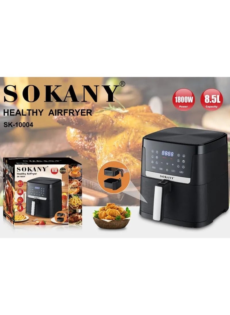 Sokany Digital Air Fryer 8.5 Liter 1800 Watt SK-10004