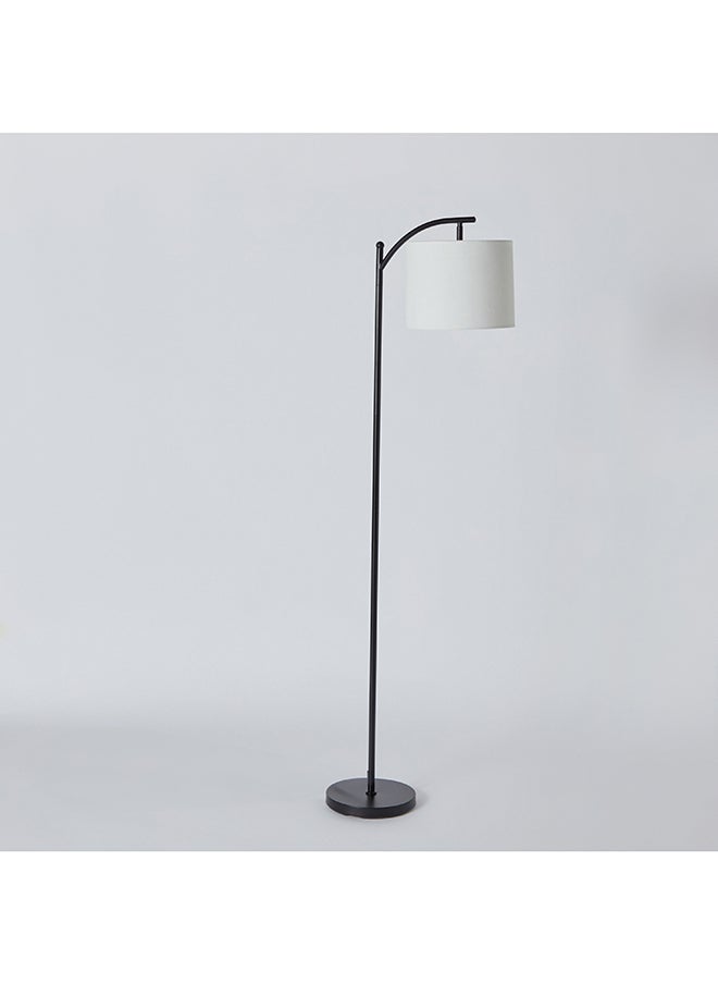 Omega Metal Floor Lamp with Linen Shade 25 x 155 x 25 cm