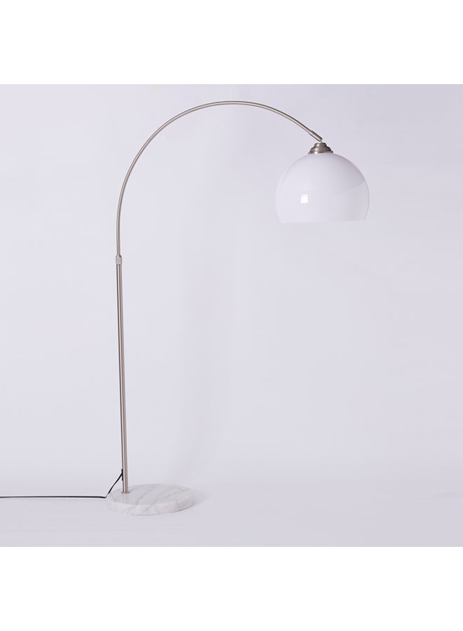 Stylish And Durable Modern Designed Omega Arc Floor Lamp 40 W Chrome 210cm