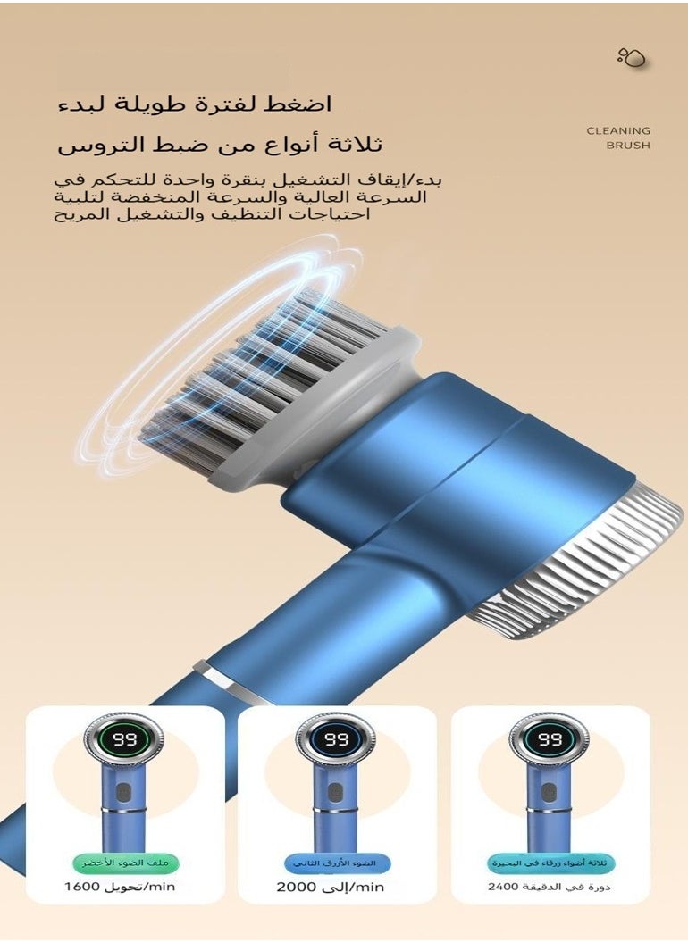 Multi-Purpose Cleaning Brush, Kitchen Dish Scrubber, Gap Brush for Glass and Bathroom, Toilet Brush, Shoe Cleaning Tool