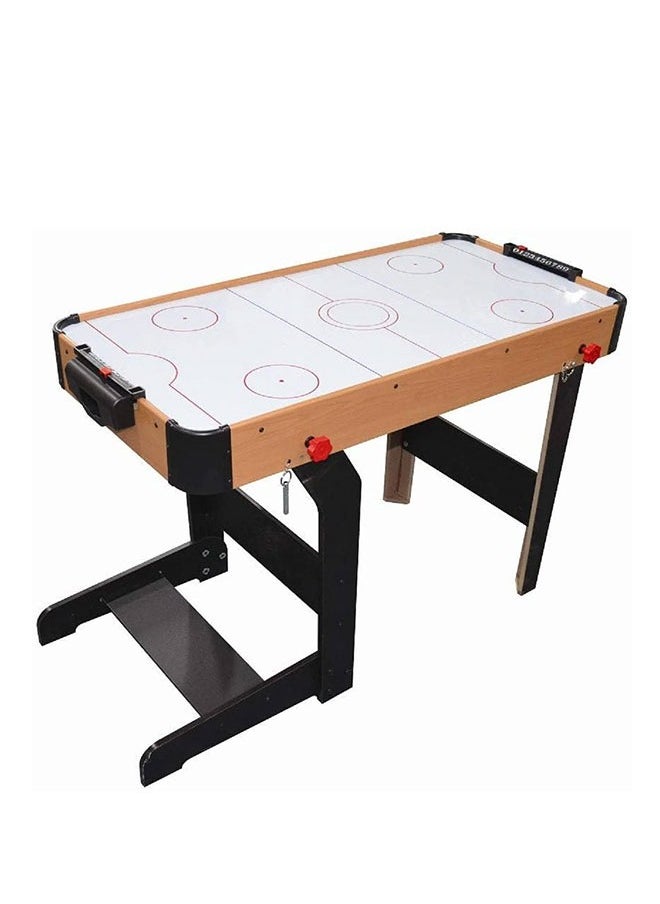 Air Hockey Table Game Electric with Folding Legs