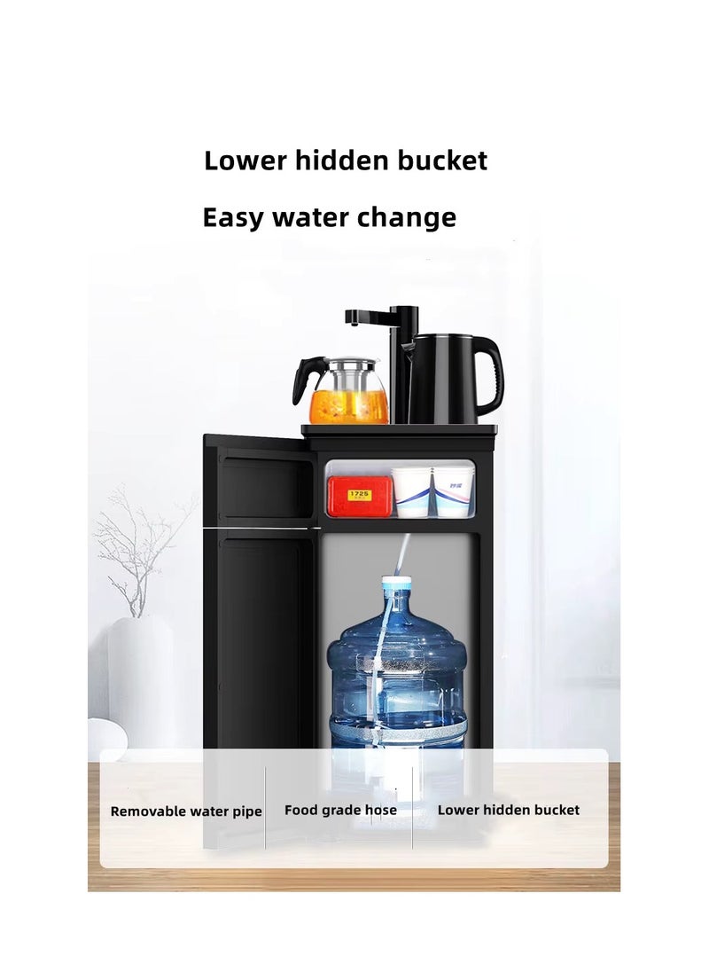 Intelligent Water Dispenser with Bottom Loading  Hot, Cold & Room Temperature Options ,Vertical Tea Bar Machine with Remote Control ,Smart Temperature Sensor, Durable for Home, Office & Kitchen