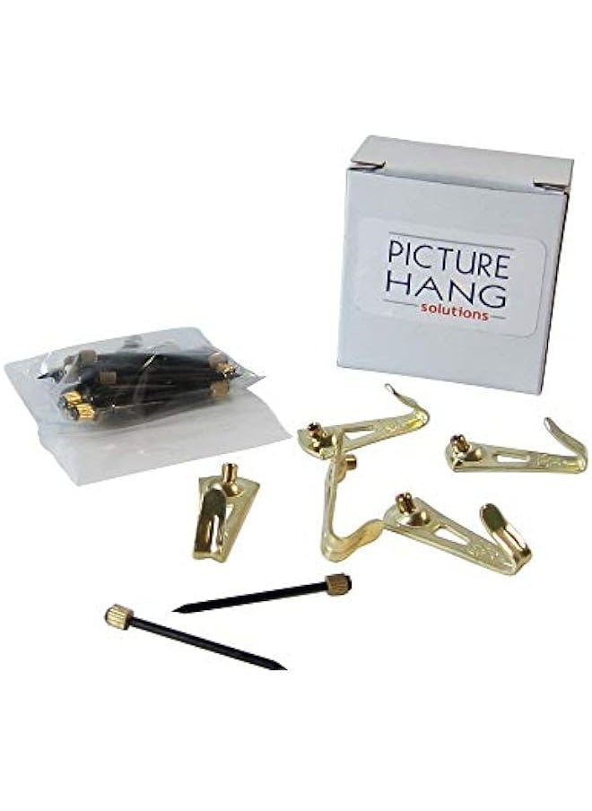 Plaster Picture Hangers 30 lbs - 25 Pack - Picture Hanging Nails - OOK Picture Hanging Hooks -