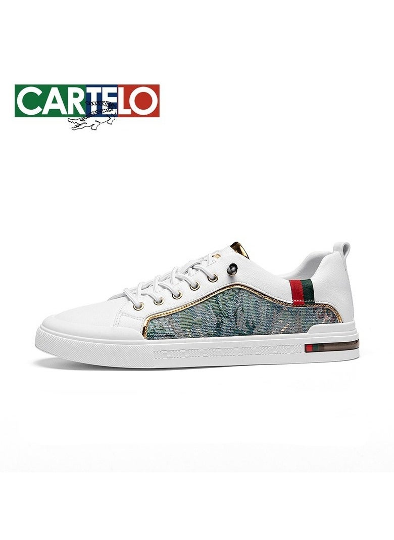 New CARTELO Sports And Leisure Shoes Low Cut Solid Color Business Board Shoes