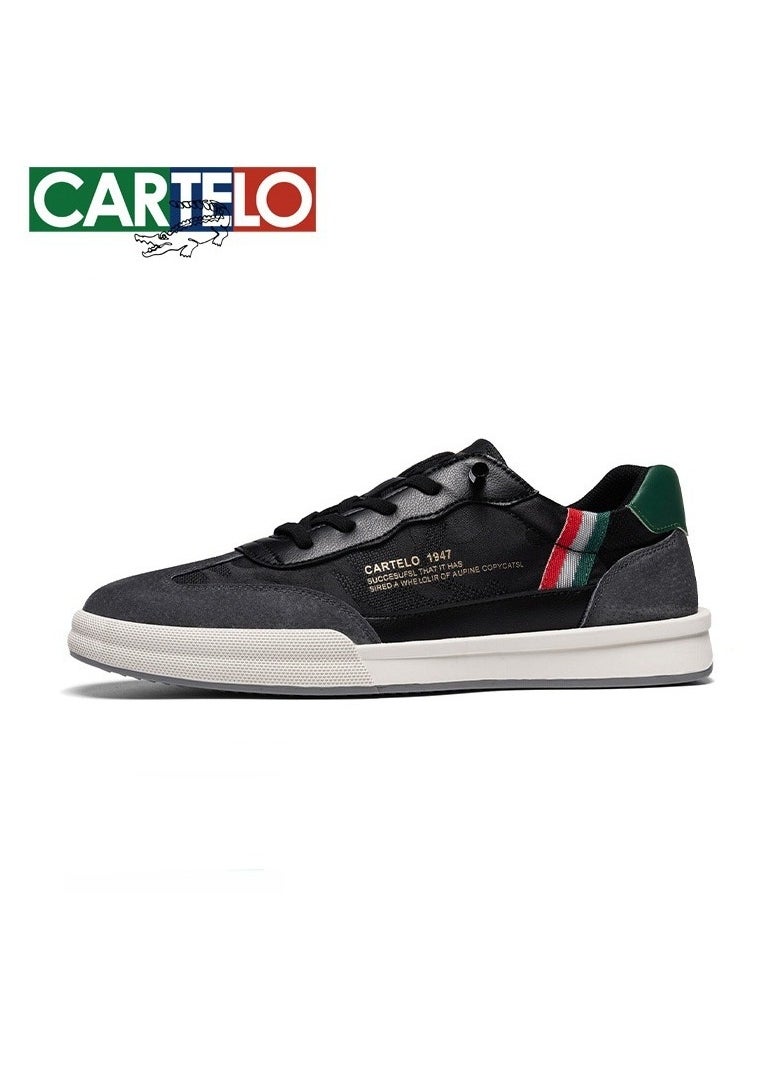 New CARTELO Sports And Leisure Shoes Low Cut Solid Color Business Board Shoes