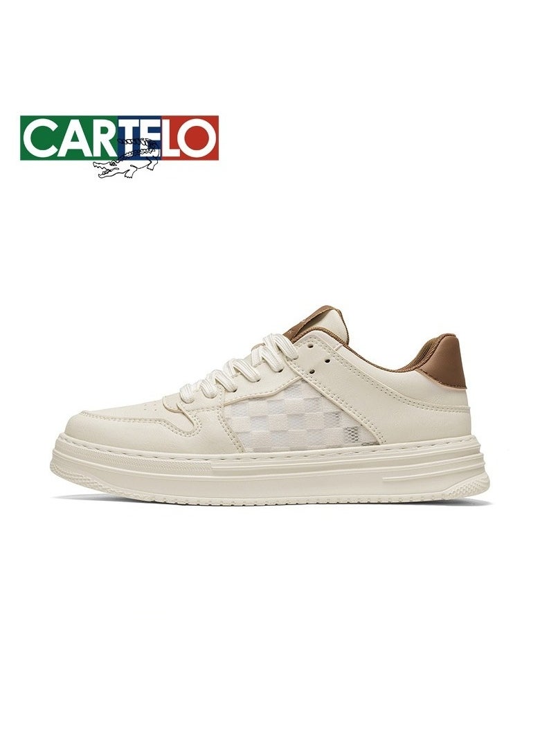New CARTELO Sports And Leisure Shoes Low Cut Solid Color Business Board Shoes