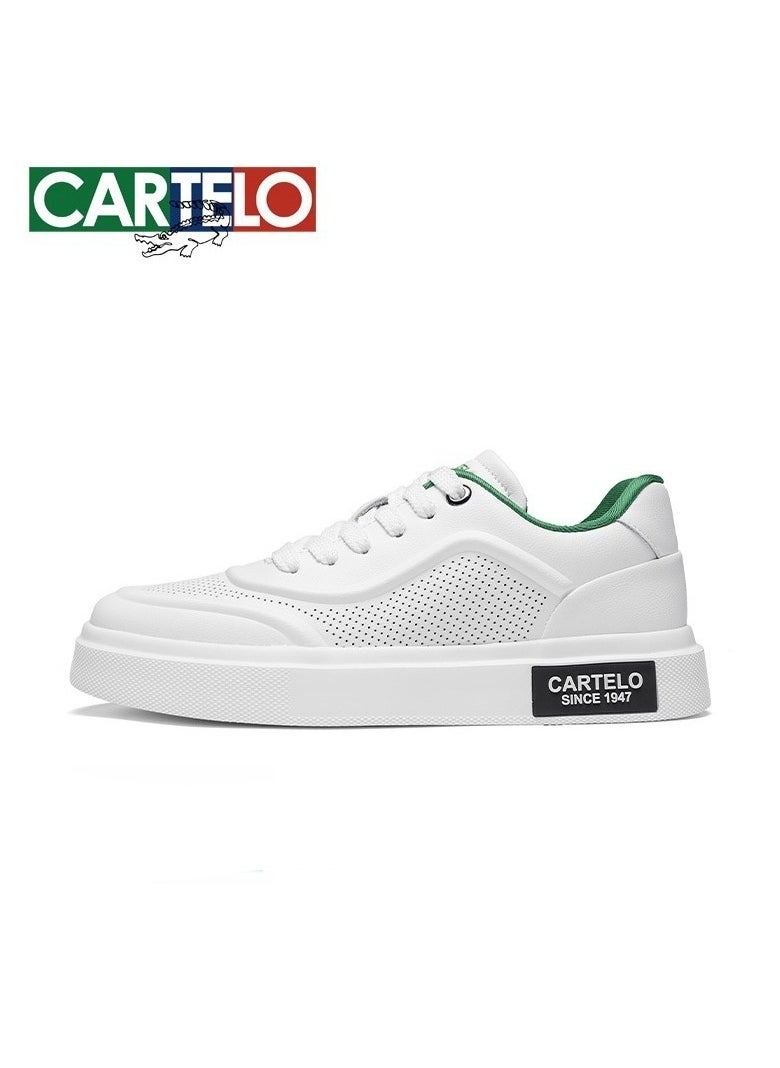 New CARTELO Sports And Leisure Shoes Low Cut Solid Color Business Board Shoes