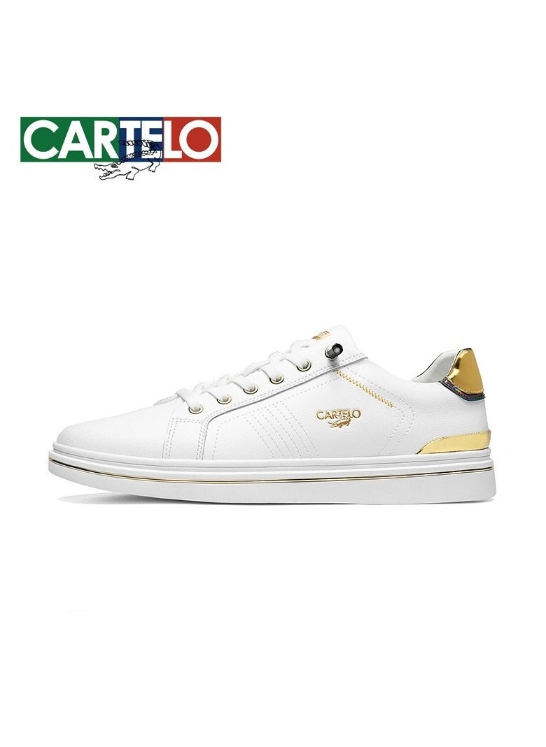 New CARTELO Sports And Leisure Shoes Low Cut Solid Color Business Board Shoes
