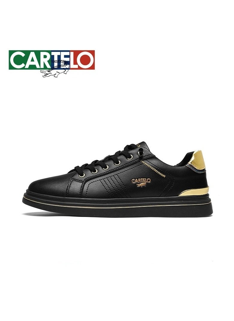 New CARTELO Sports And Leisure Shoes Low Cut Solid Color Business Board Shoes
