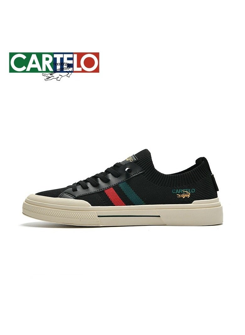 New CARTELO Sports And Leisure Shoes Low Cut Solid Color Business Board Shoes