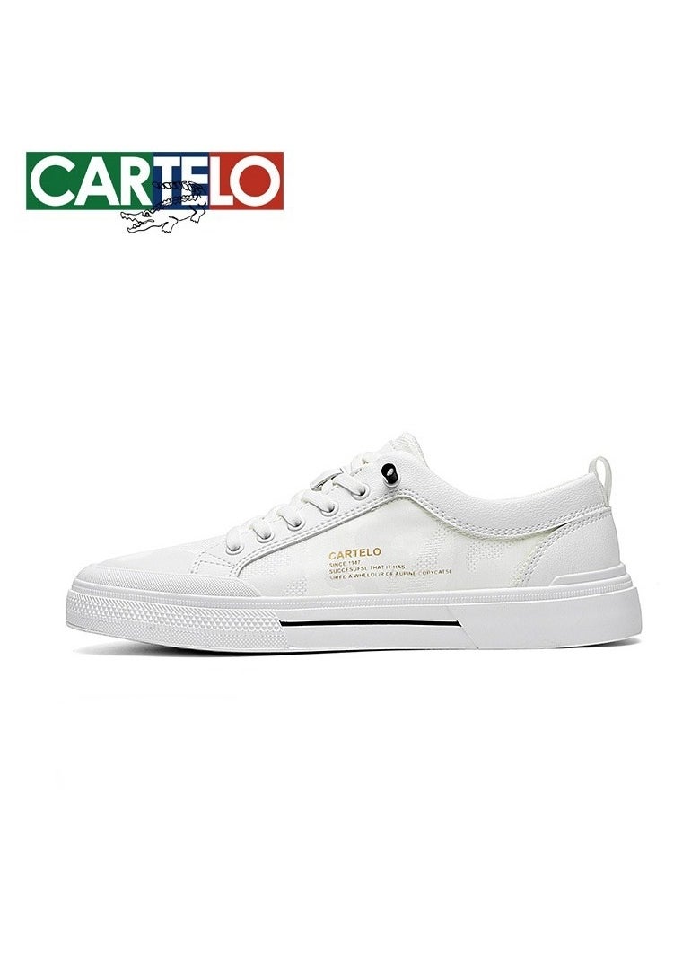 New CARTELO Sports And Leisure Shoes Low Cut Solid Color Business Board Shoes