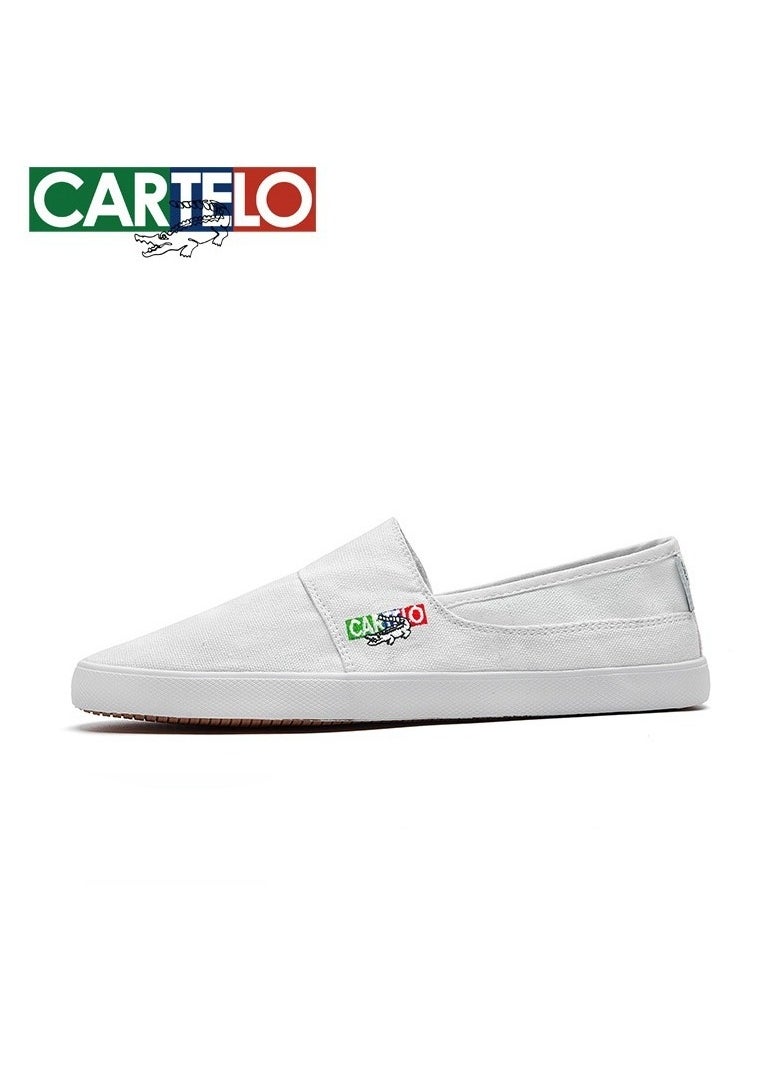 New CARTELO Sports And Leisure Shoes Low Cut Solid Color Business Board Shoes