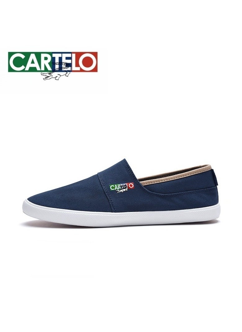 New CARTELO Sports And Leisure Shoes Low Cut Solid Color Business Board Shoes