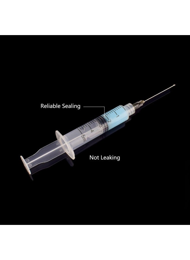 5cc/ml 22G Syringe with Needle Laboratory Tools, Each Individually Wrapped-Pack of 20