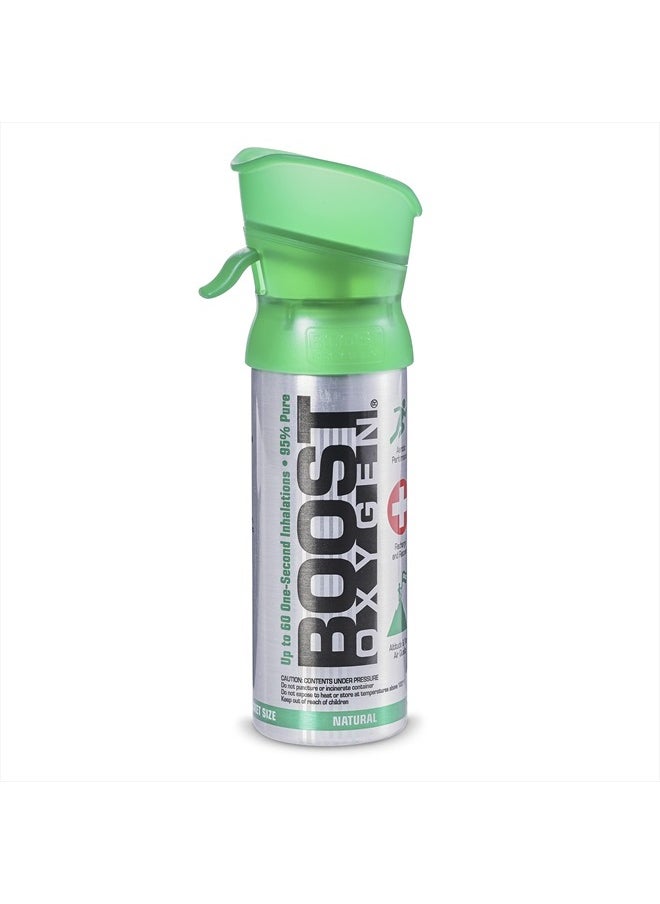 Pocket Size Natural 3L Canister | Respiratory Support for Aerobic Recovery, Altitude, Performance & Health (6 Pack)