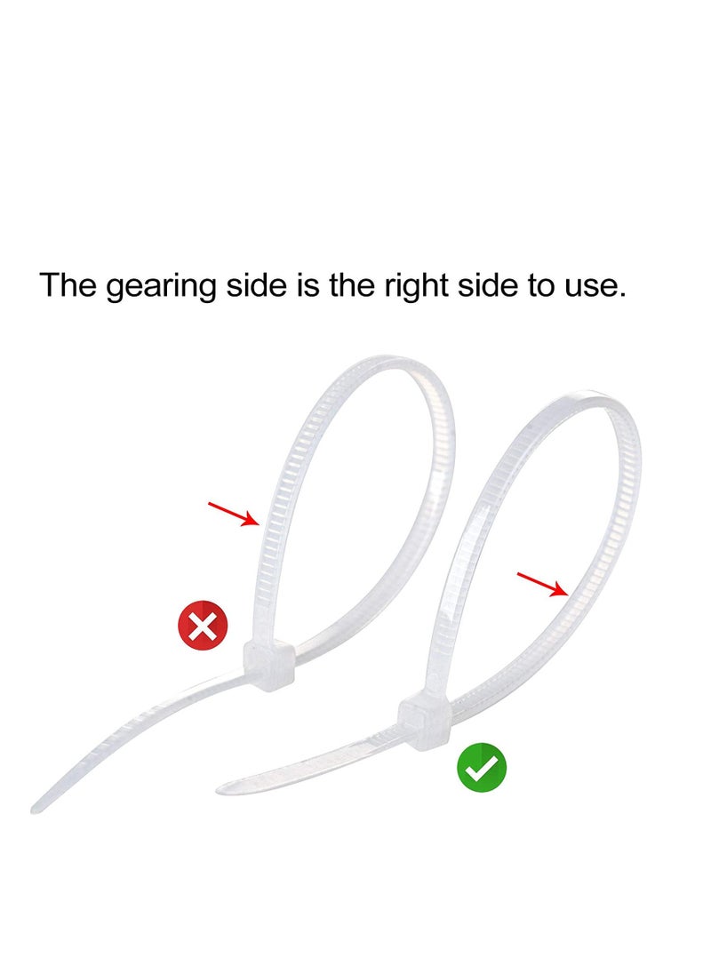 Cable Tie Mount,Strong Tie Adhesive Mount,with Mounts Screw Hole Anchor Wire Tie Base,for Adhesive Wire Cable Clips Management Anchors Organizer Holders-600 PCS (white）