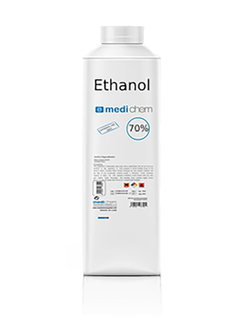 1000ml Ethanol 70% Solution For External Use Only