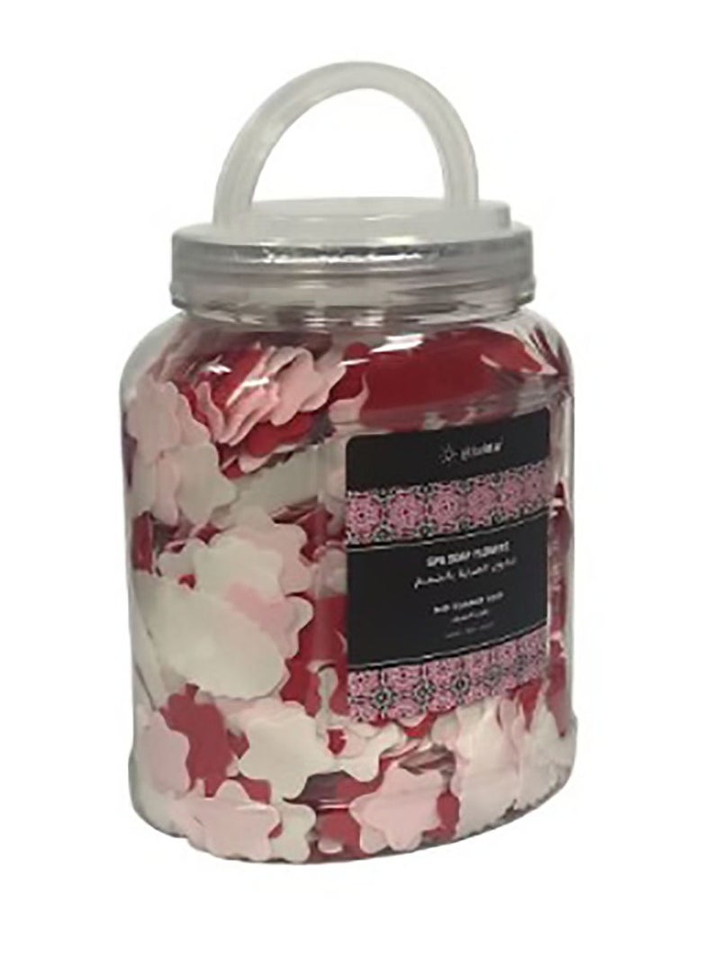 Spa Soap Flowers For Hands, Feet And Body Rose Scent 220g