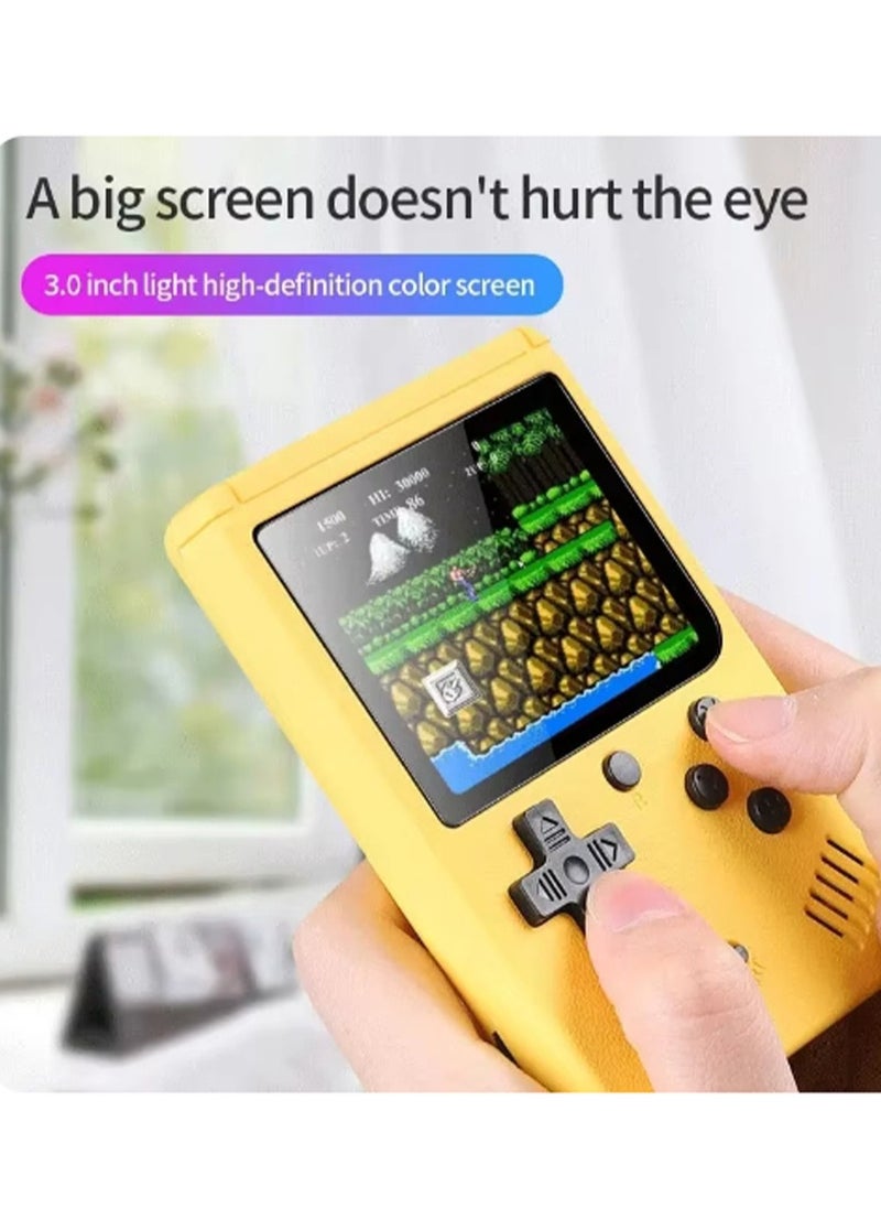 Portable Retro Gaming Console with 500 Built-In Games, Dual Player Mode, TV-Out Support & Included Controller – Handheld System with HDMI Connectivity for Home and Travel
