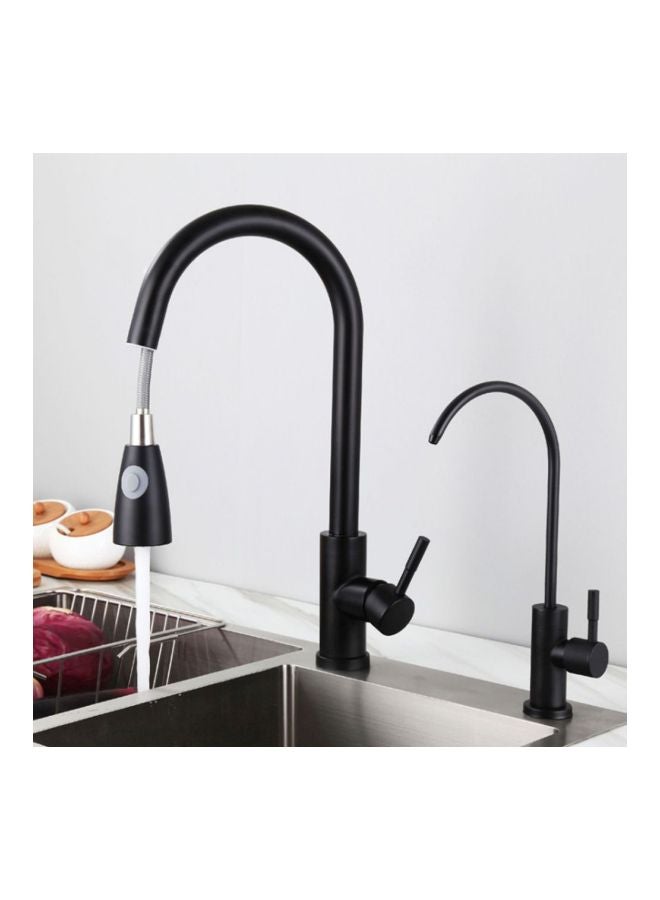 Stainless Steel 360° Rotating Faucet Black 62.0x26.0x6.0mm